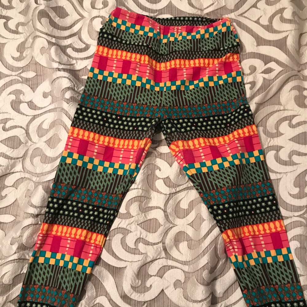 LuleRoe OS leggings multicolored